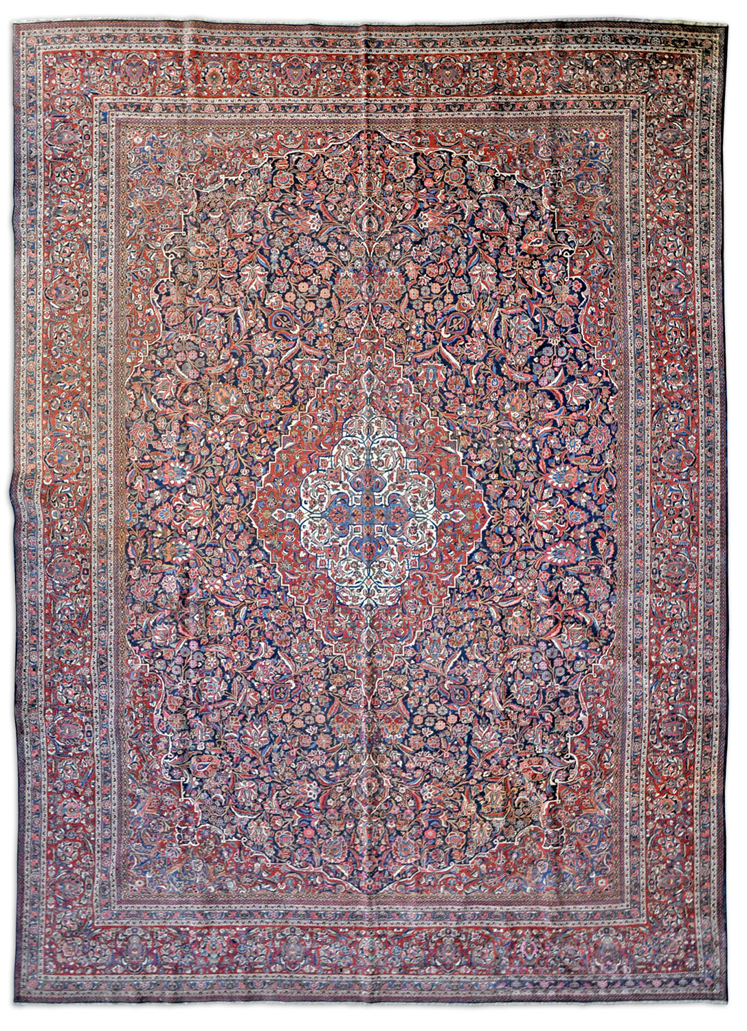 Keshan Perserteppich alt | Medaillon Keshan Perserteppich alt | Medaillon