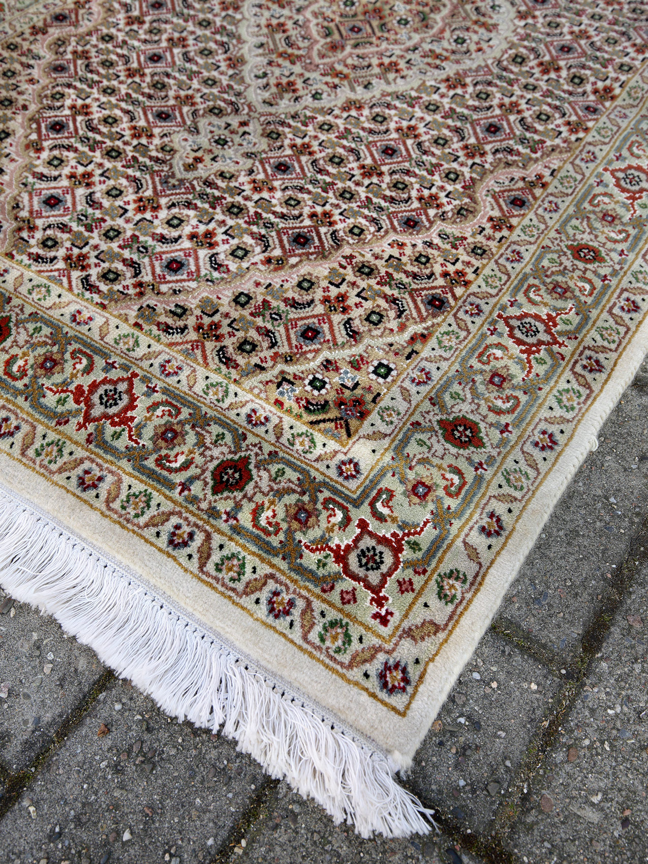 Täbriz Mahi Orientteppich Indien neu | Schurwolle