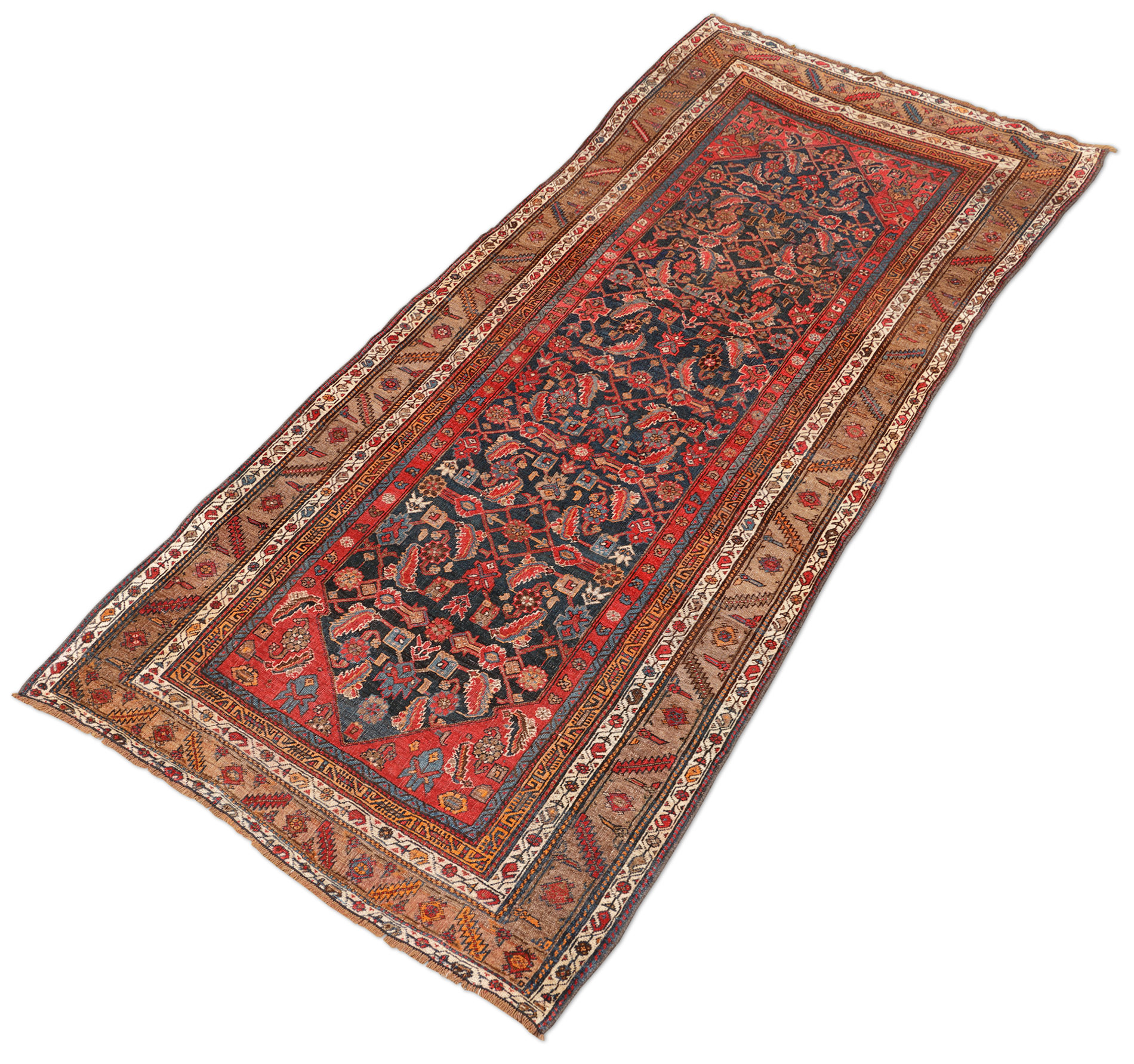 Garus Bidjar Perserteppich antik | Pflanzenfarben