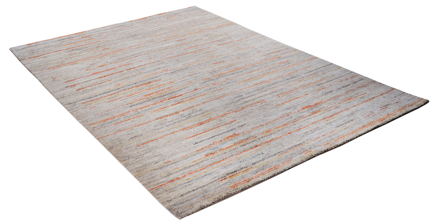 Theko Fangri Nepalteppich beige | Hochlandwolle