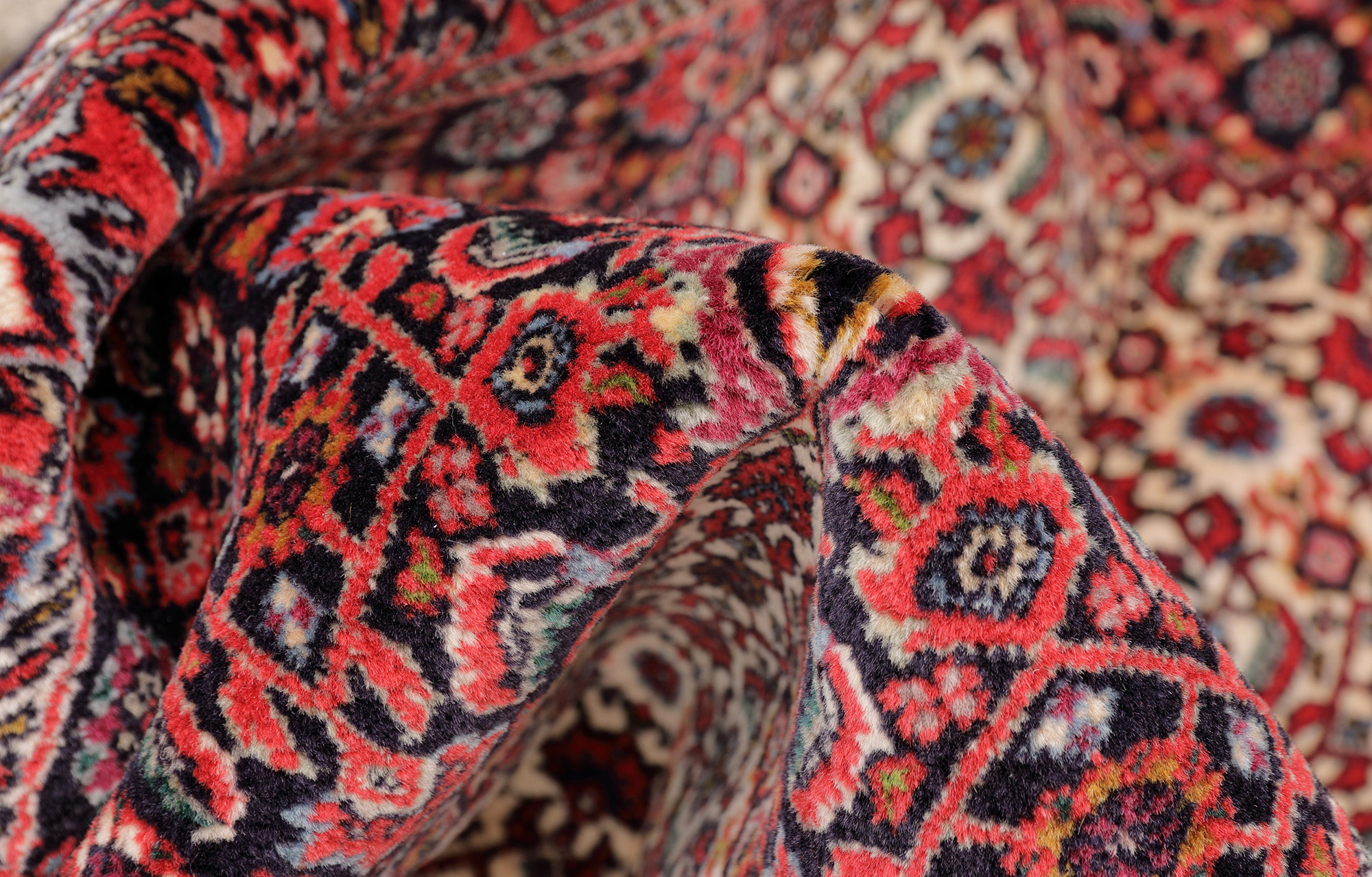 Bidjar Perserteppich neu Läufer | Herati-Muster