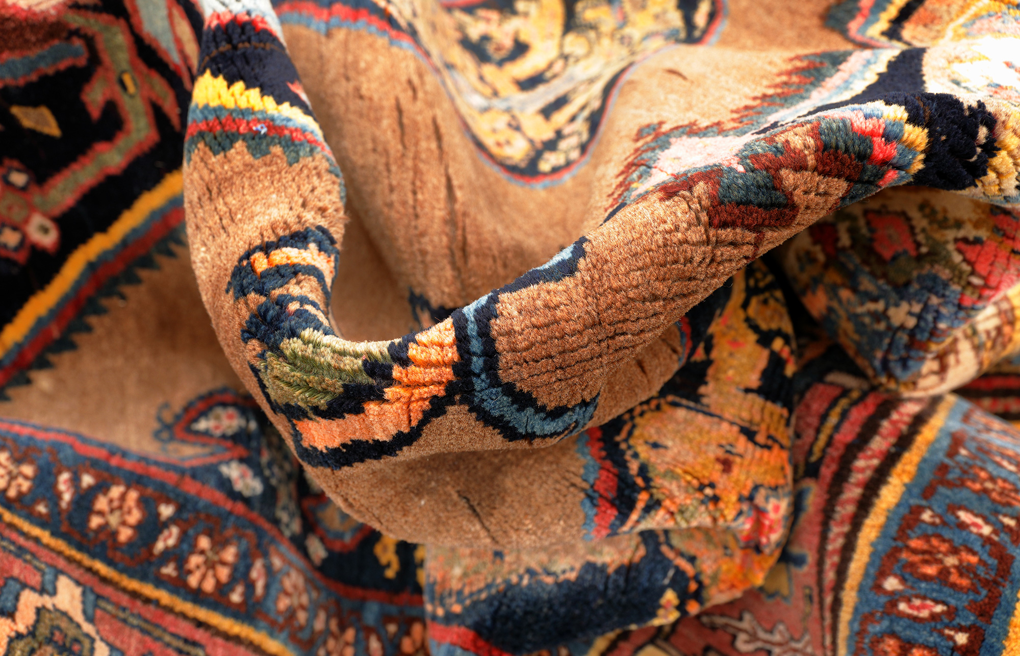 Kurden Bidjar Perserteppich alt | Schurwolle