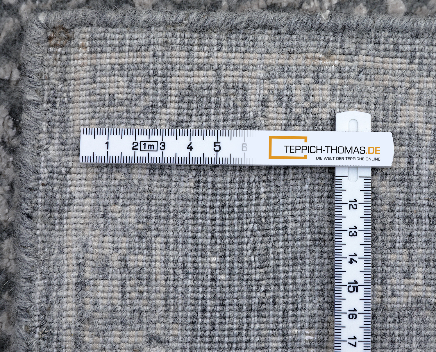 Thomas Teppich Handloom Jaquard Fine | Grey/Silver
