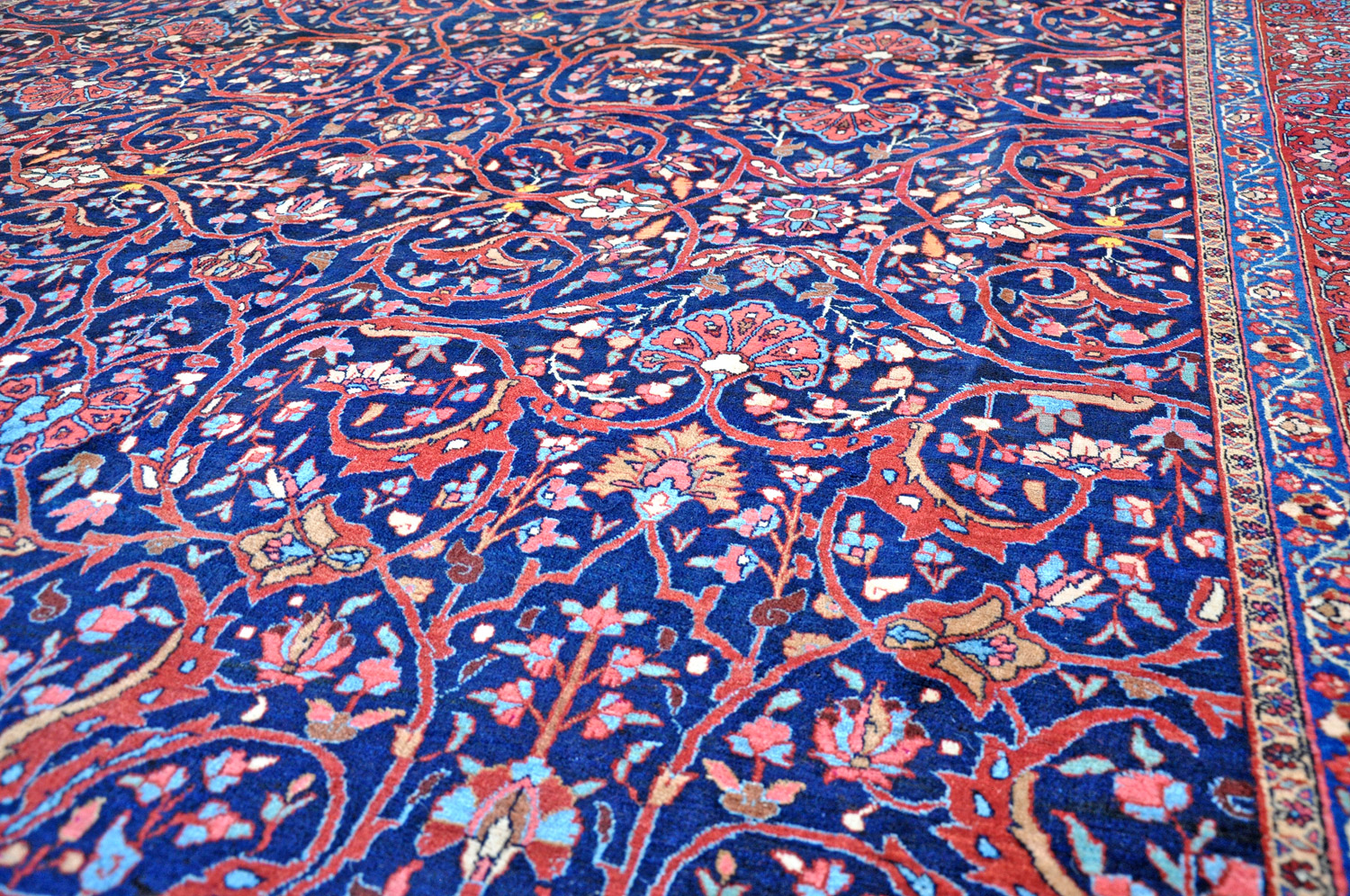 Bidjar Perserteppich alt | Allovermuster