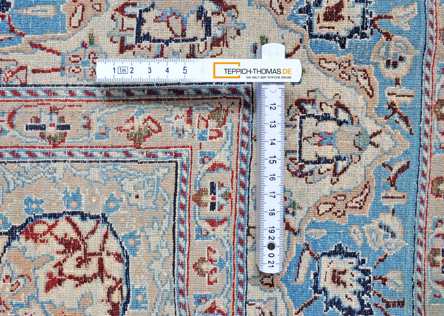 Isfahan Perserteppich neu | Baumwollkette