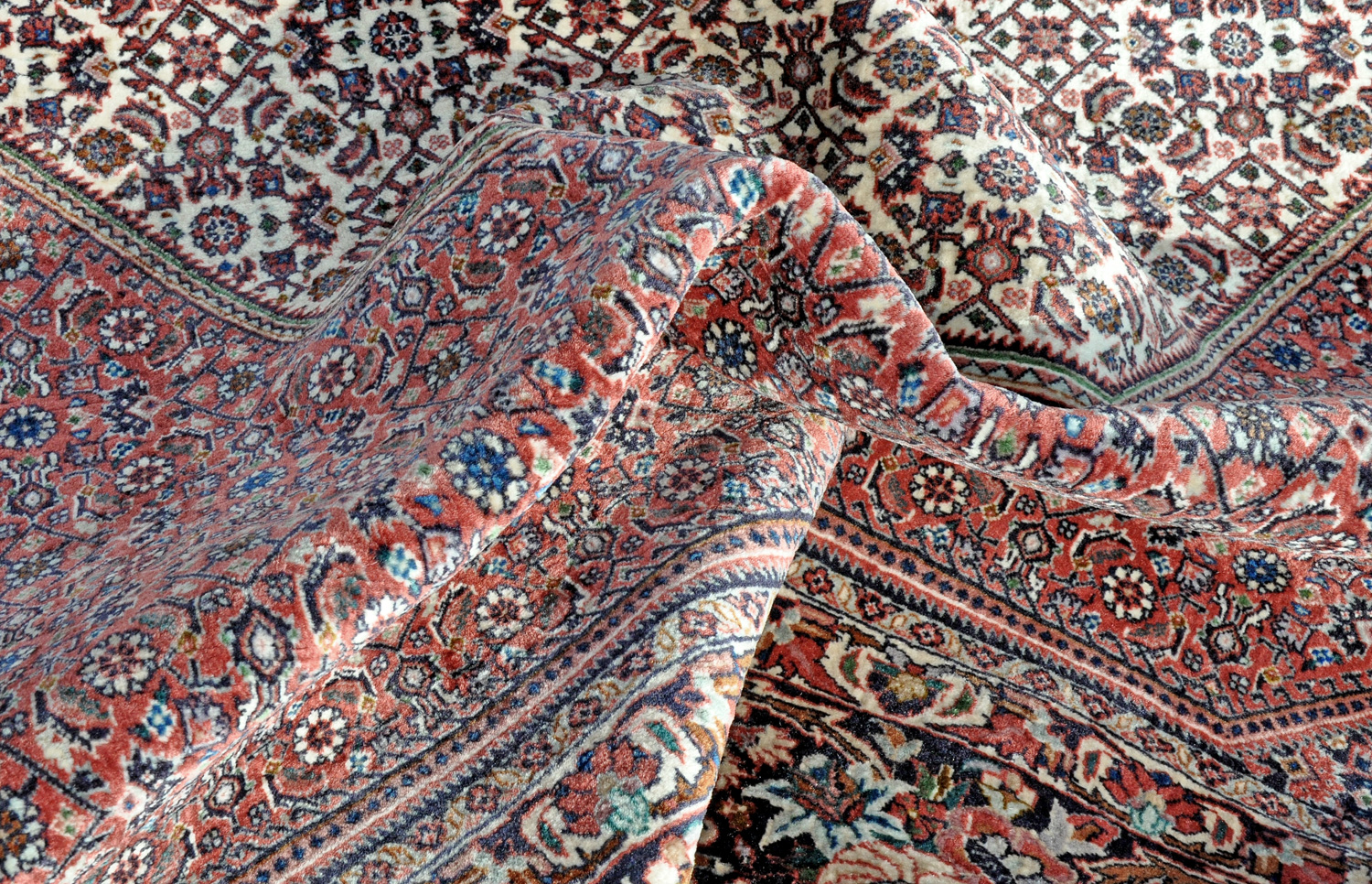 Bidjar Perserteppich rot | Schurwolle