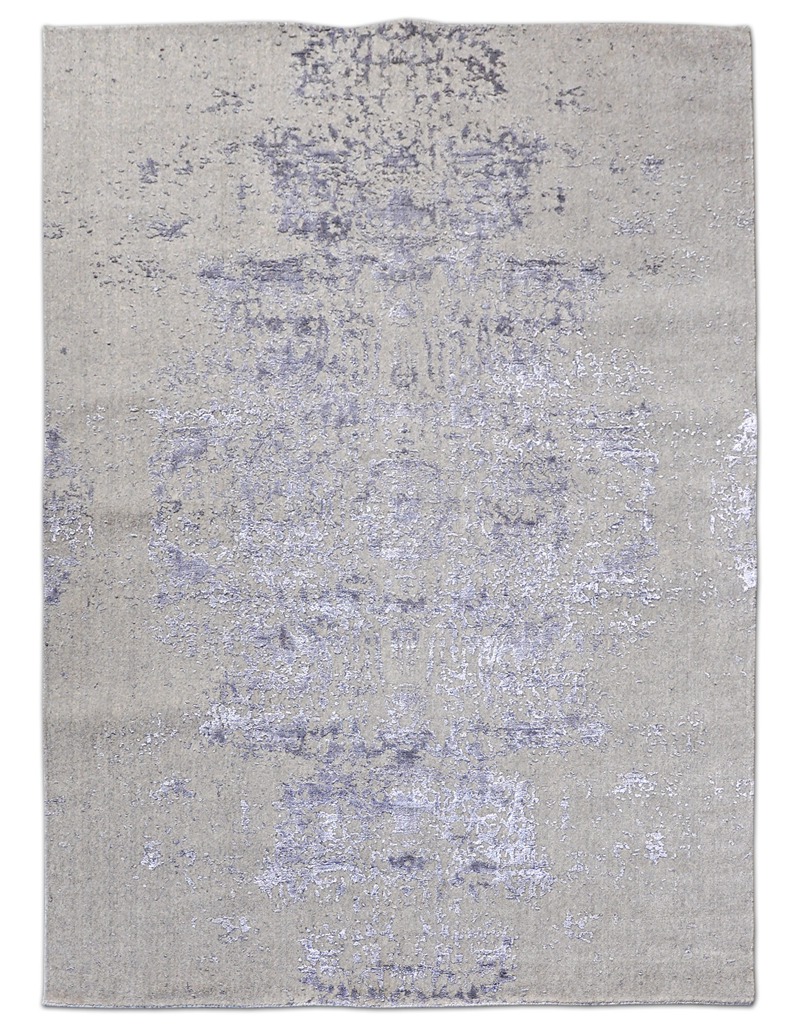 Thomas Handloomteppich Fine | Silver/Silver