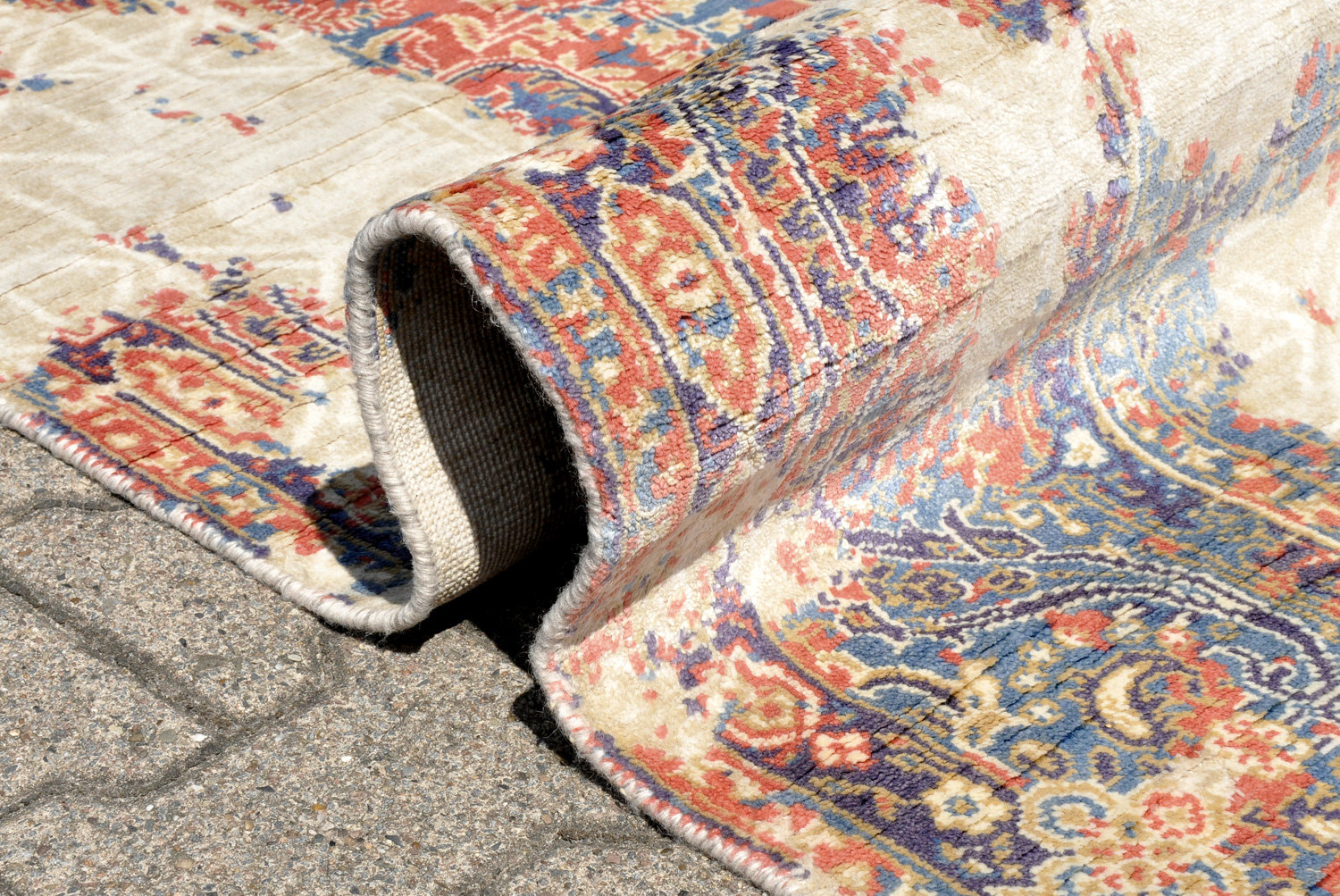 Ramesh Vintageteppich Indien | Schurwolle