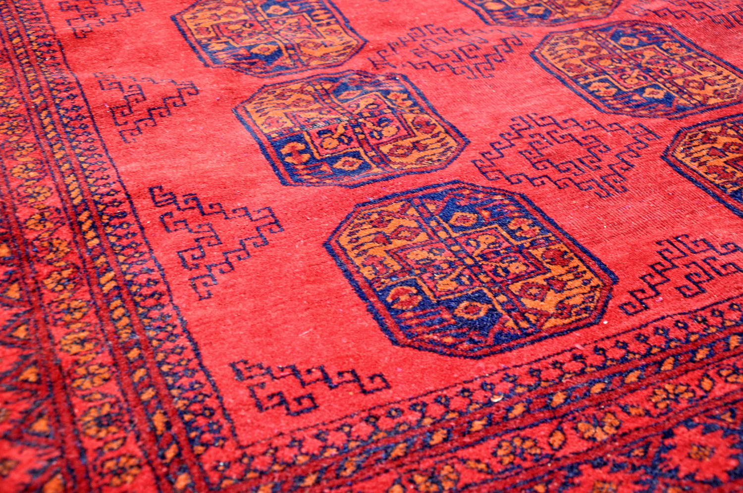 Ersari Orientteppich Turkestan alt | Güllmuster