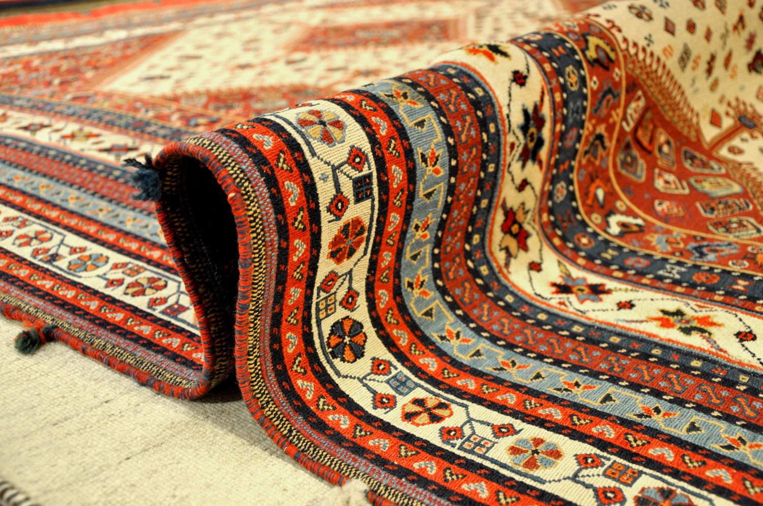 Susahali Soumakh Kelim Perserteppich | Geometrisch