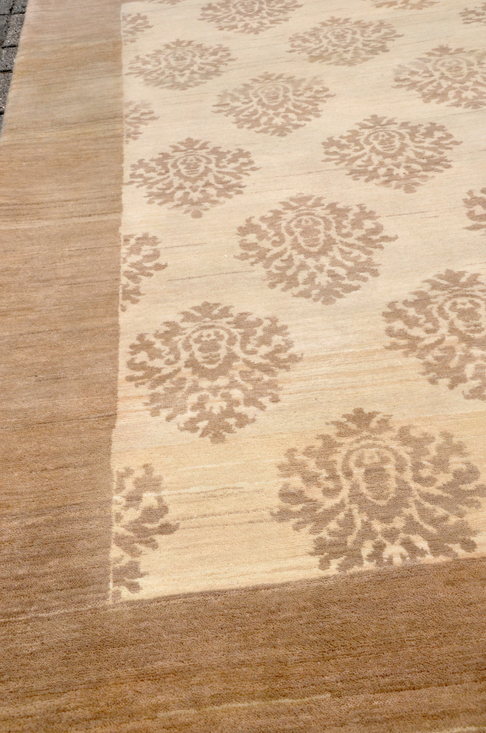 ISA KHAN Ottoman Indien Knüpfteppich | Neuseelandwolle