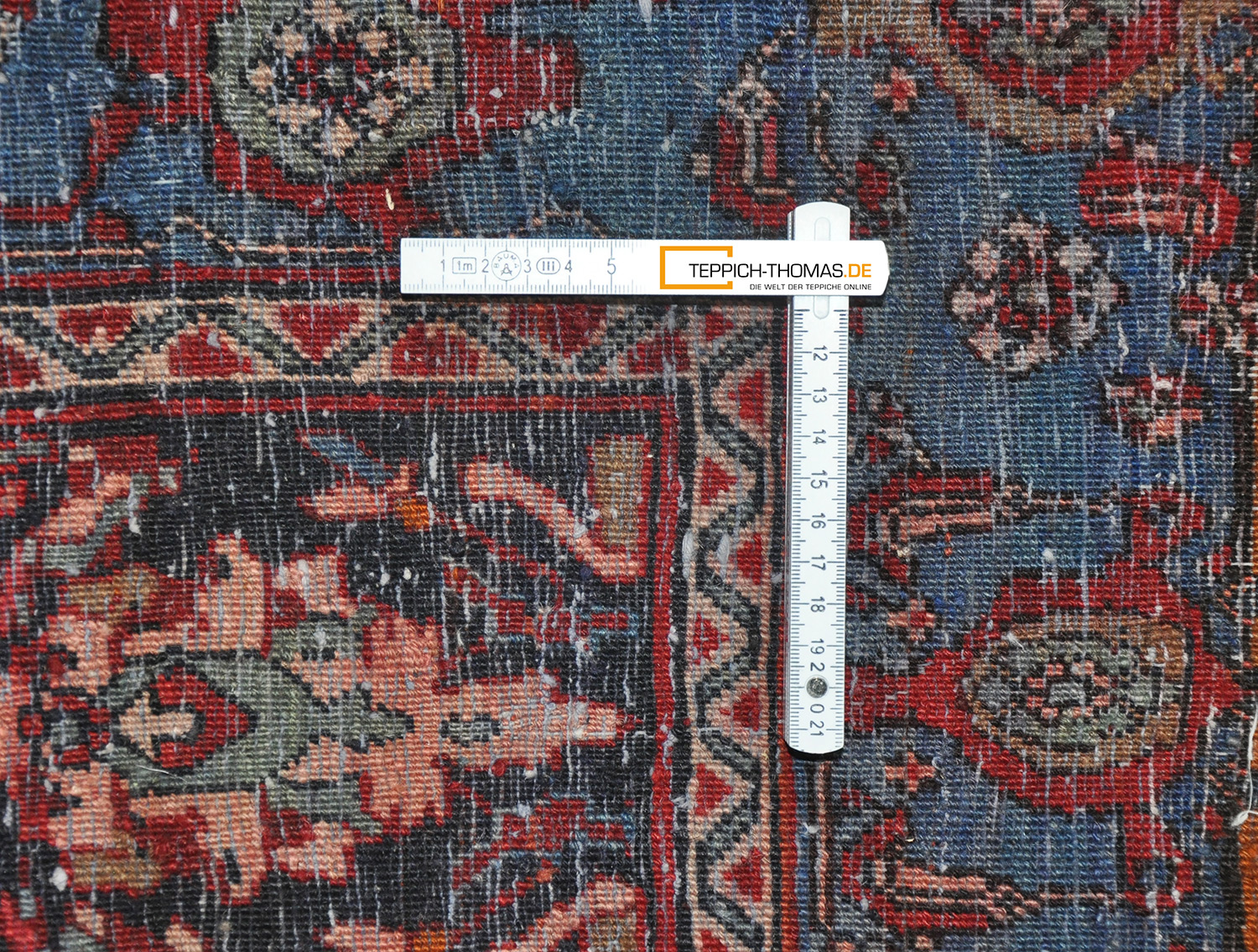 Kurden Bidjar Perserteppich alt | Übermaß