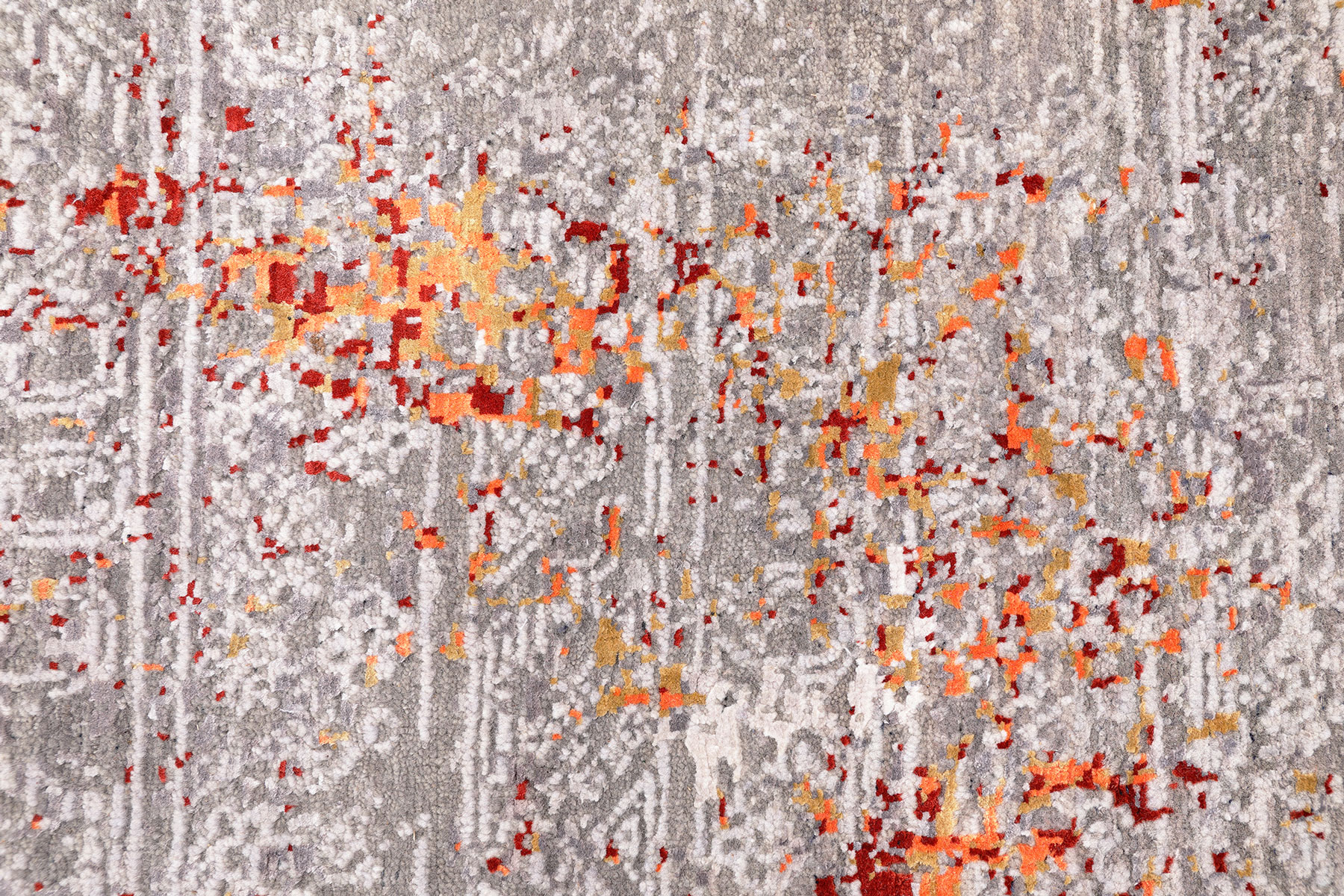 Thomas Designteppich Amour Indien |  Grey-Orange