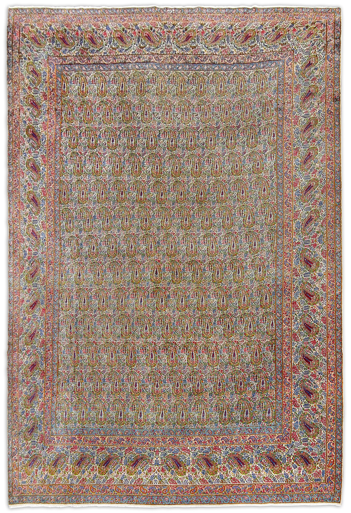 Kerman Raver Perserteppich alt | 90 er Kerman Raver Perserteppich alt | 90 er