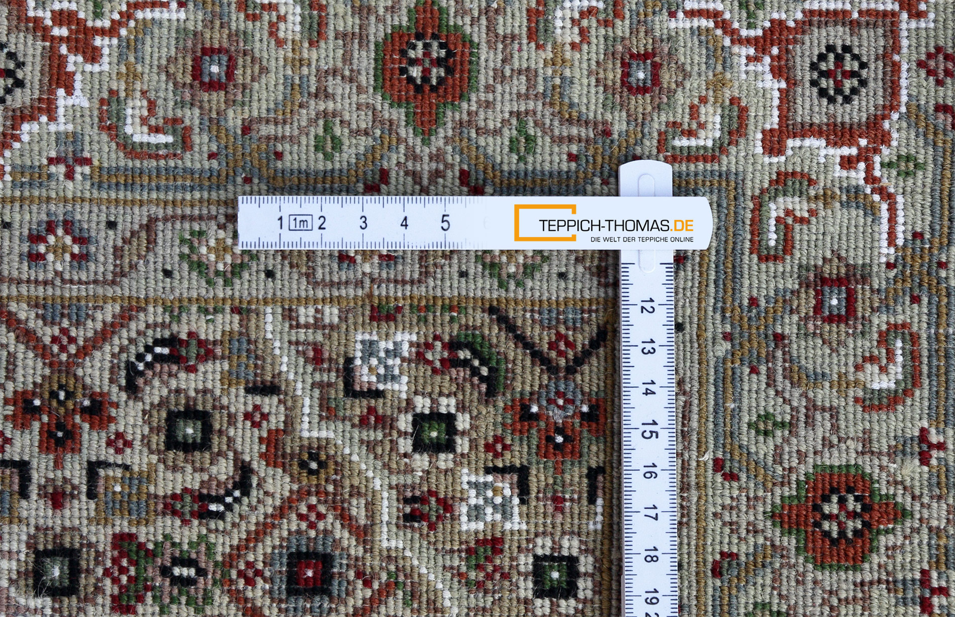 Täbriz Mahi Orientteppich Indien neu | Schurwolle