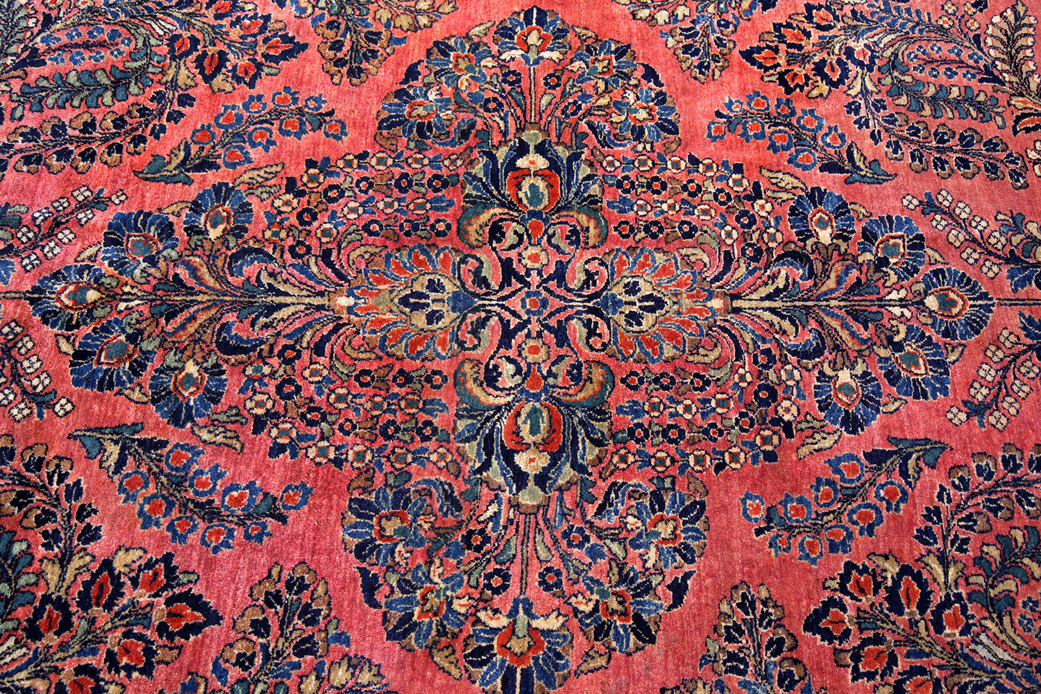 Amerikanischer Sarough Perserteppich antik | Floral