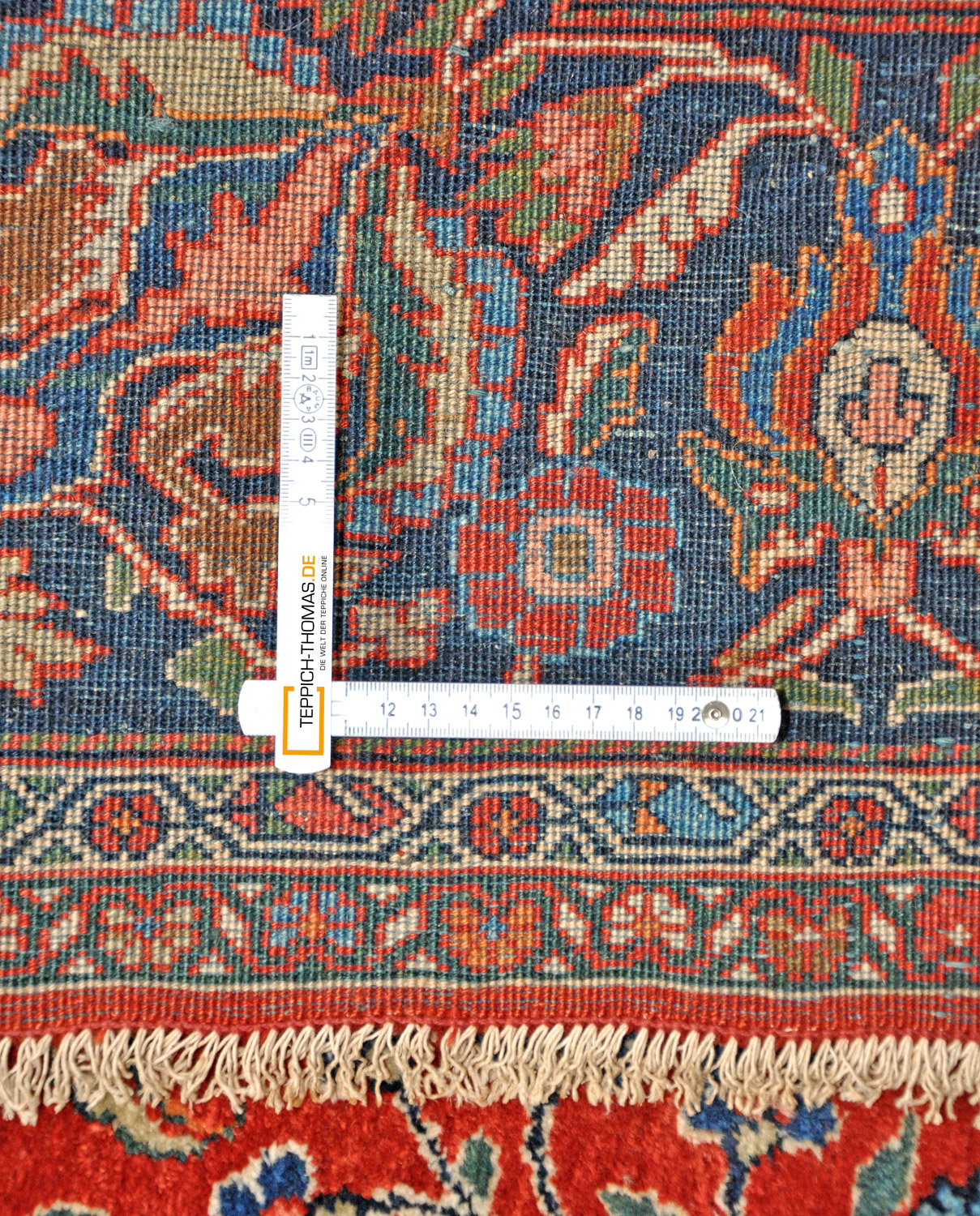 Farahan Perserteppich alt | rostrot