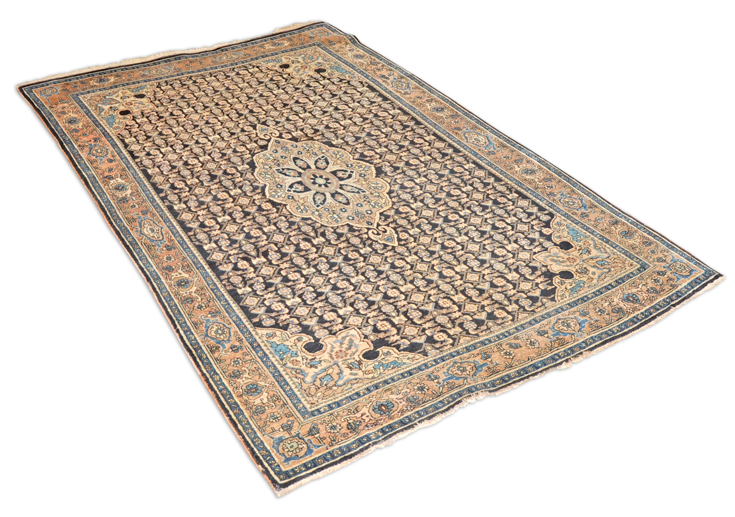 Bidjar Perserteppich alt | Herati-Muster