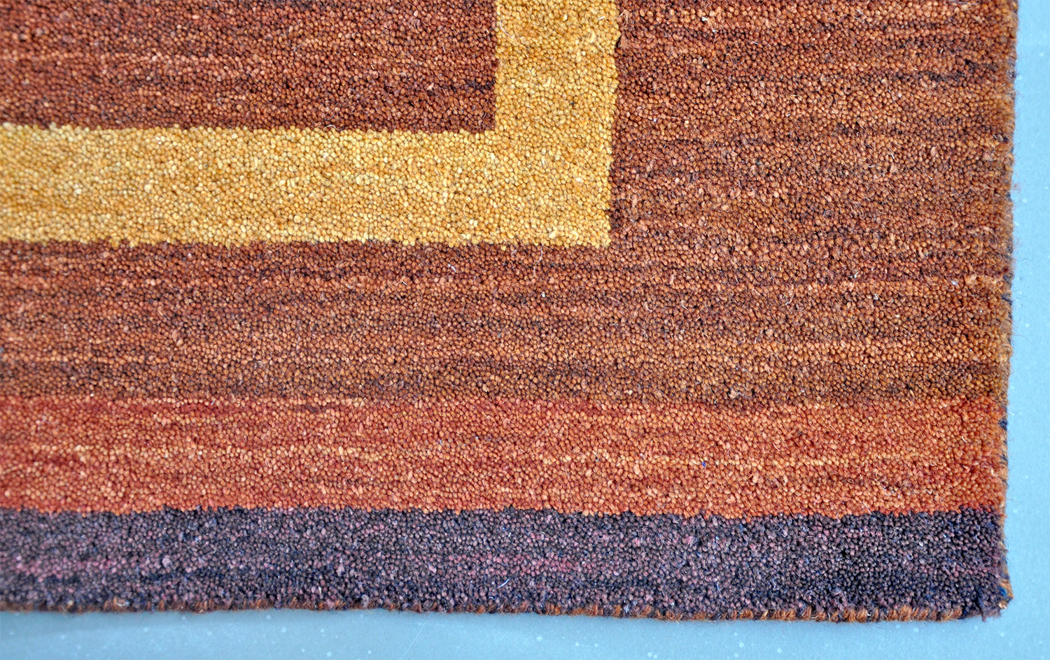 Gabbeh Teppich Indien Roma terra | Schurwolle