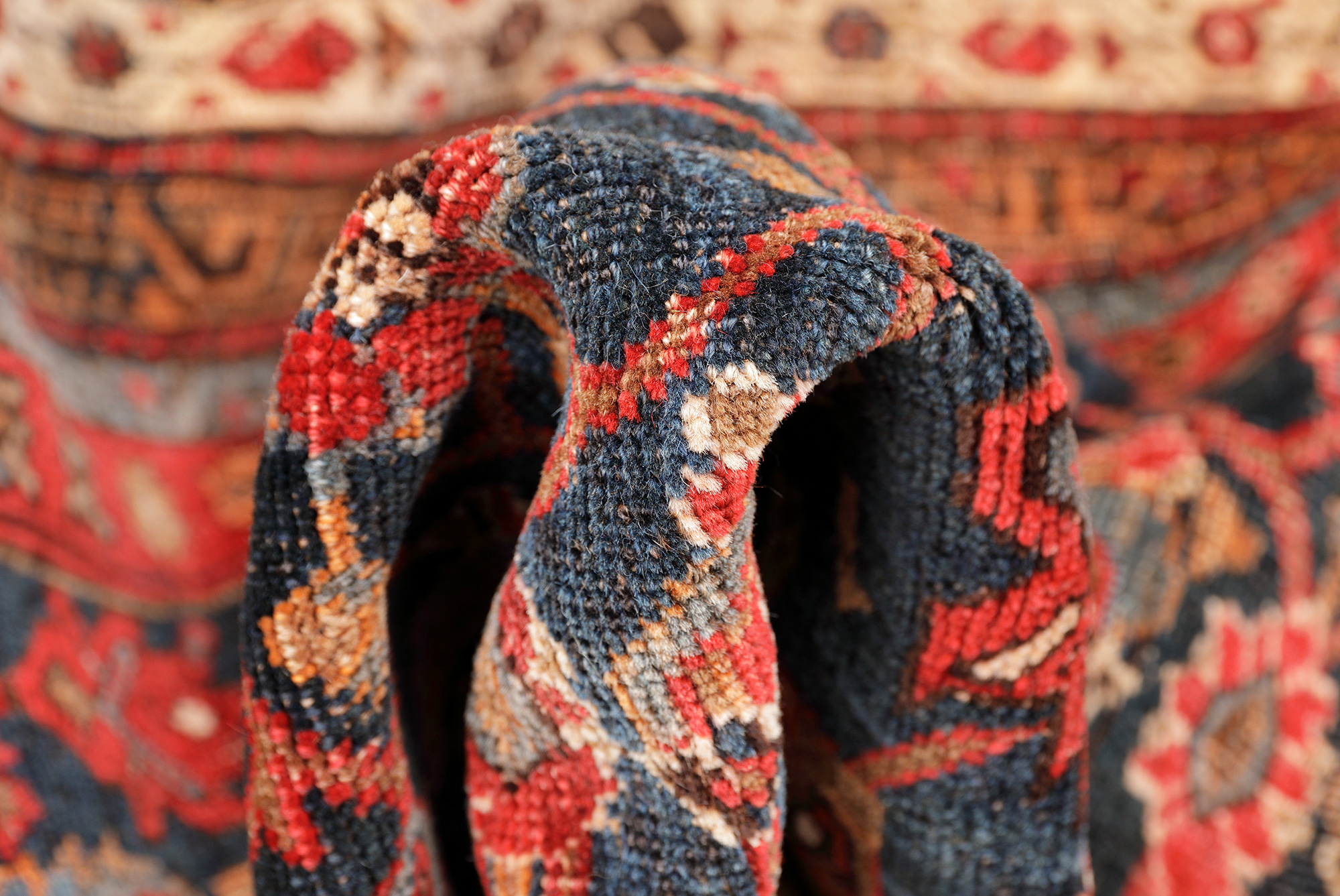 Garus Bidjar Perserteppich antik | Pflanzenfarben