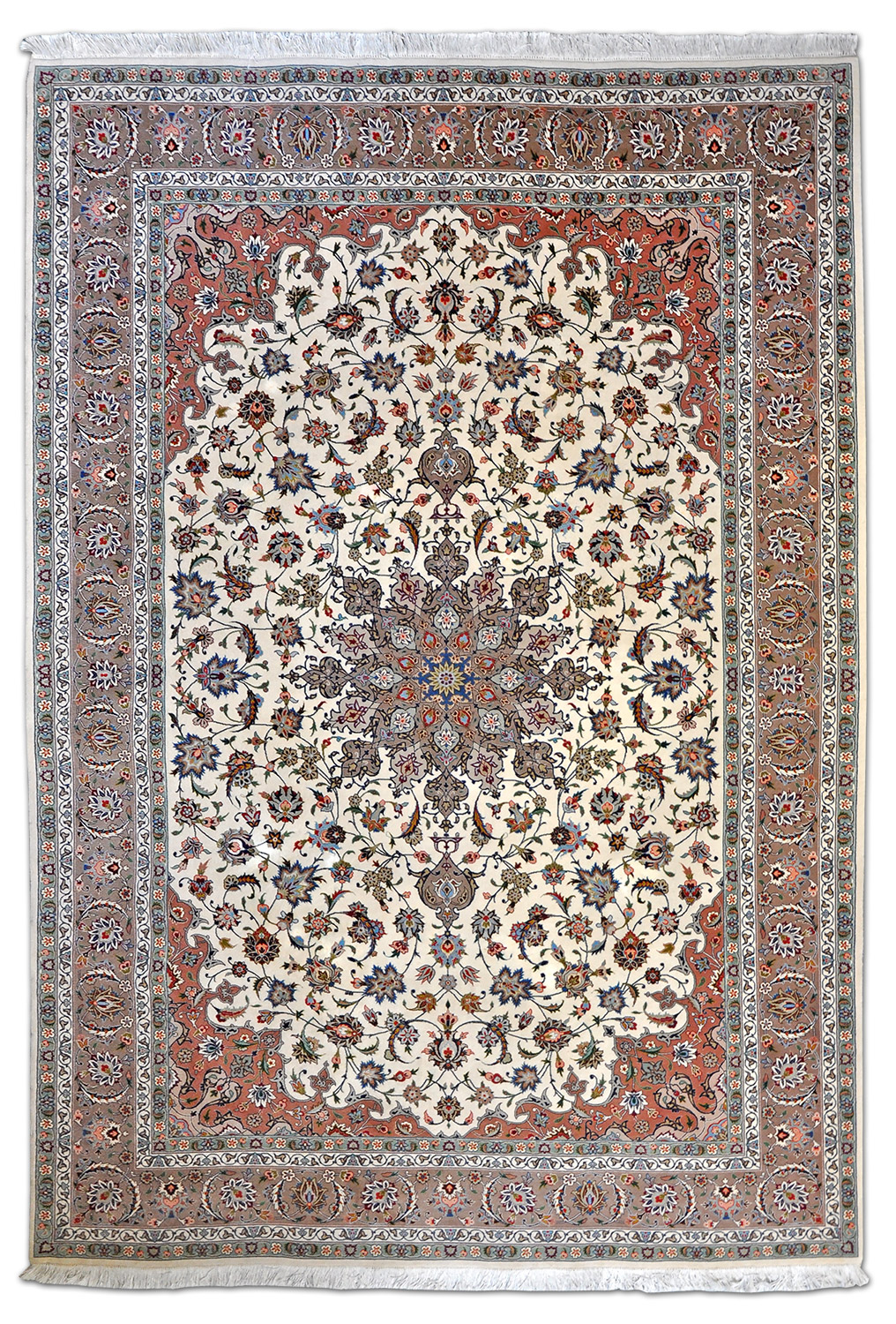 Täbriz Perserteppich neu 50 Raj | Medaillon Täbriz Perserteppich neu 50 Raj | Medaillon