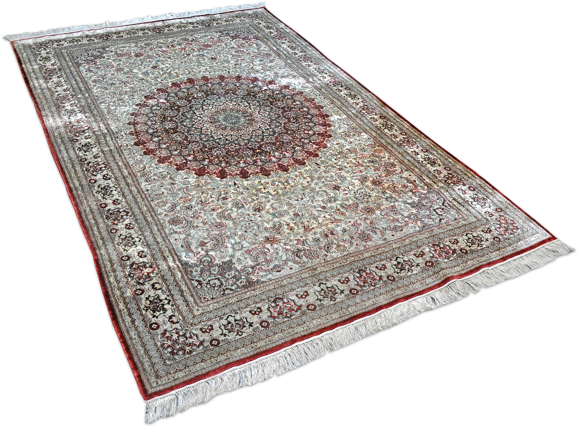 Hereke Seidenteppich neu Türkei | Medaillon