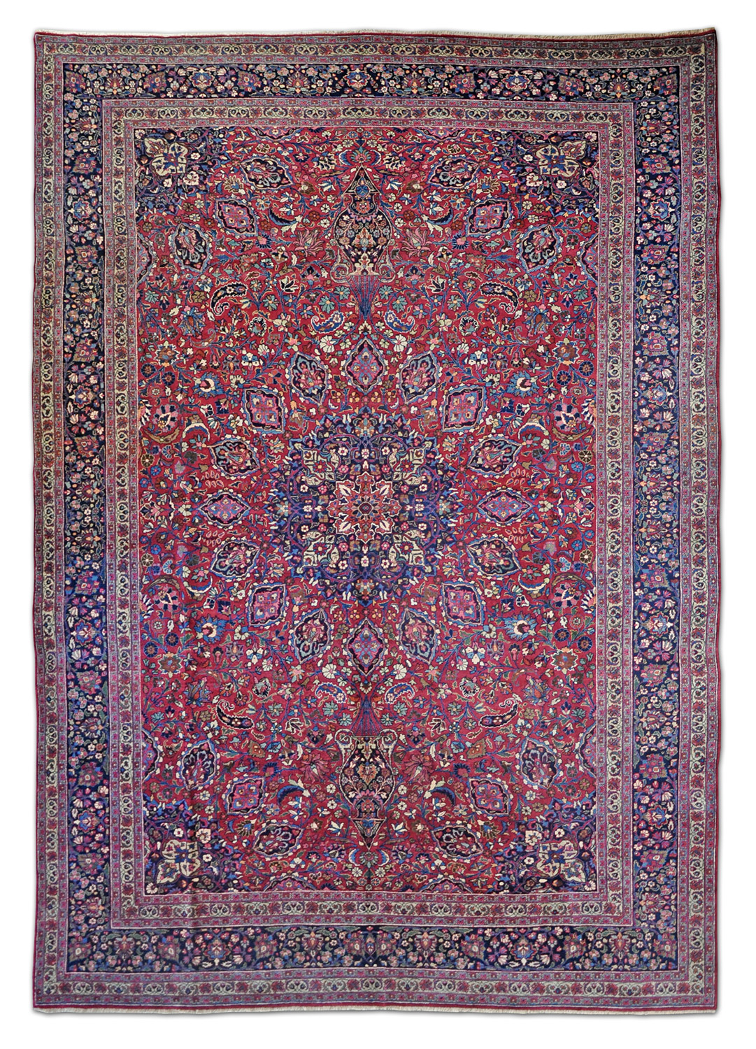 Mesched Perserteppich alt Übermaß | Medaillon