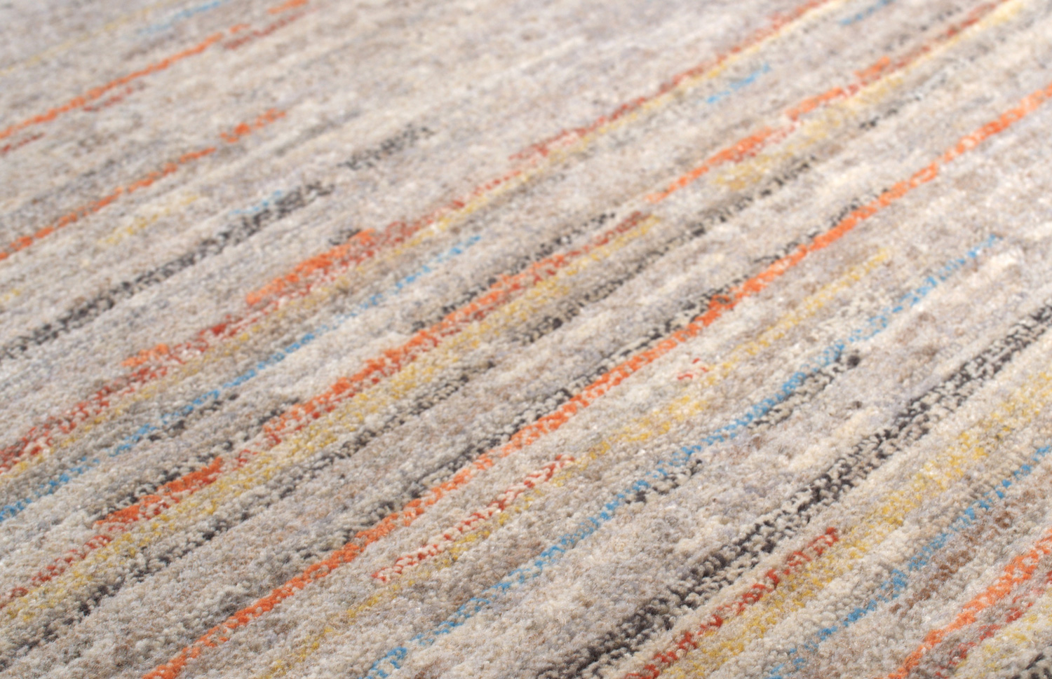 Theko Fangri Nepalteppich beige | Hochlandwolle