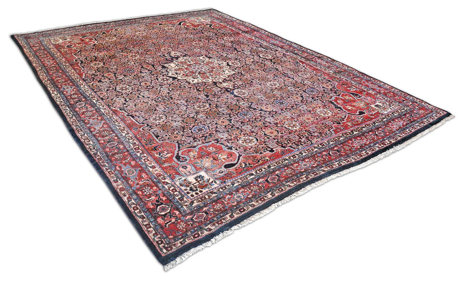 Bidjar Perserteppich alt | Herati-Musterung