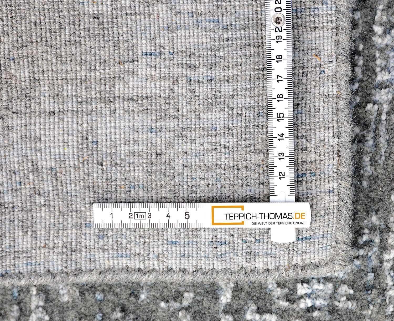 Thomas Teppich Handloom Jaquard Fine | Grey/Silver