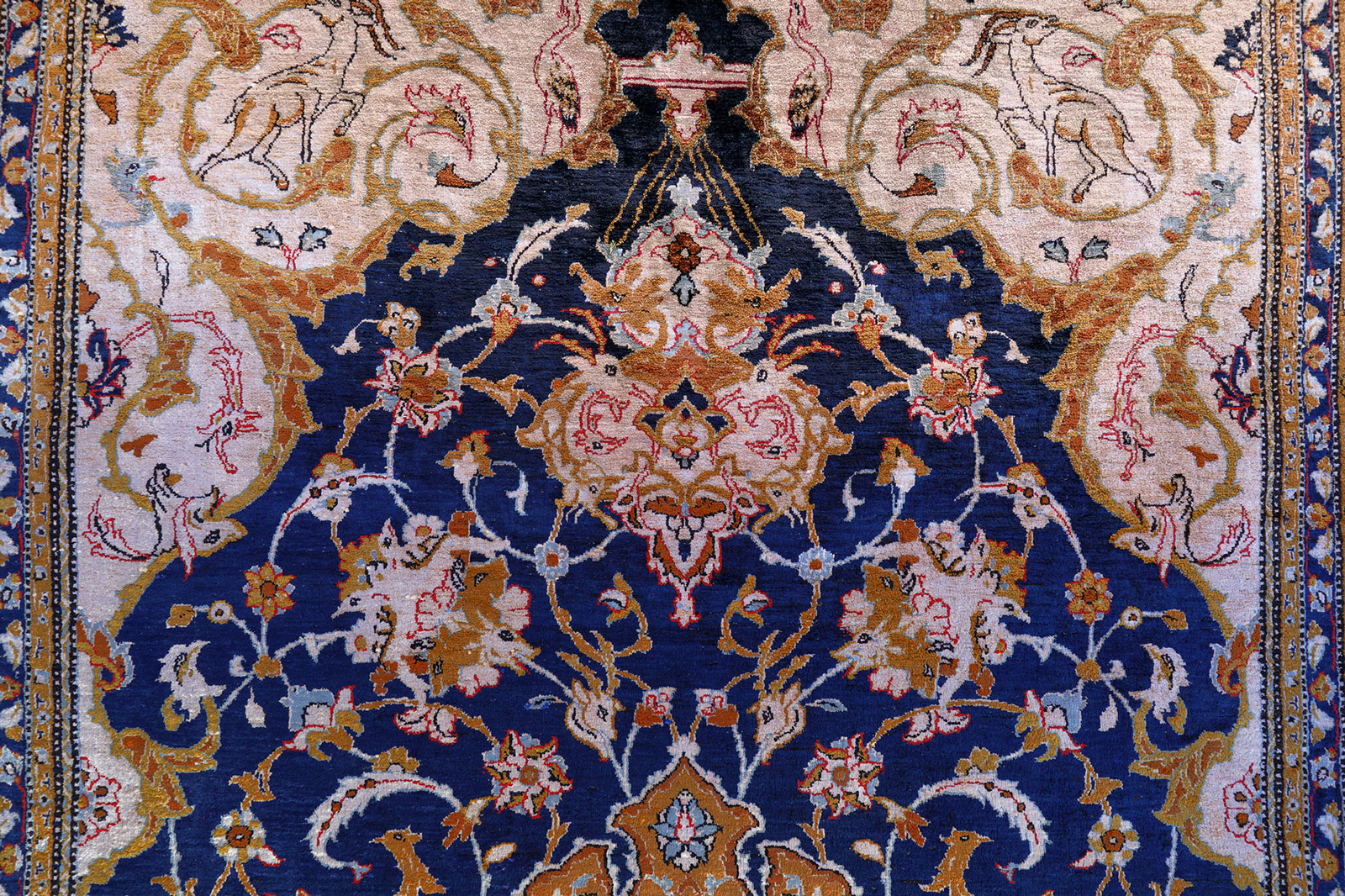 Ghom Perserteppich neu | Seide