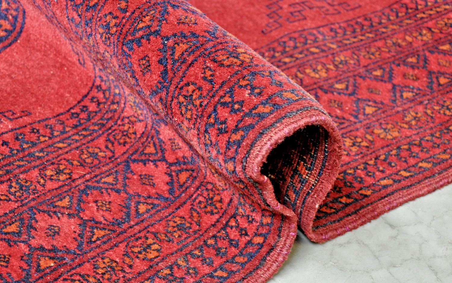 Ersari Orientteppich Turkestan alt | Güllmuster