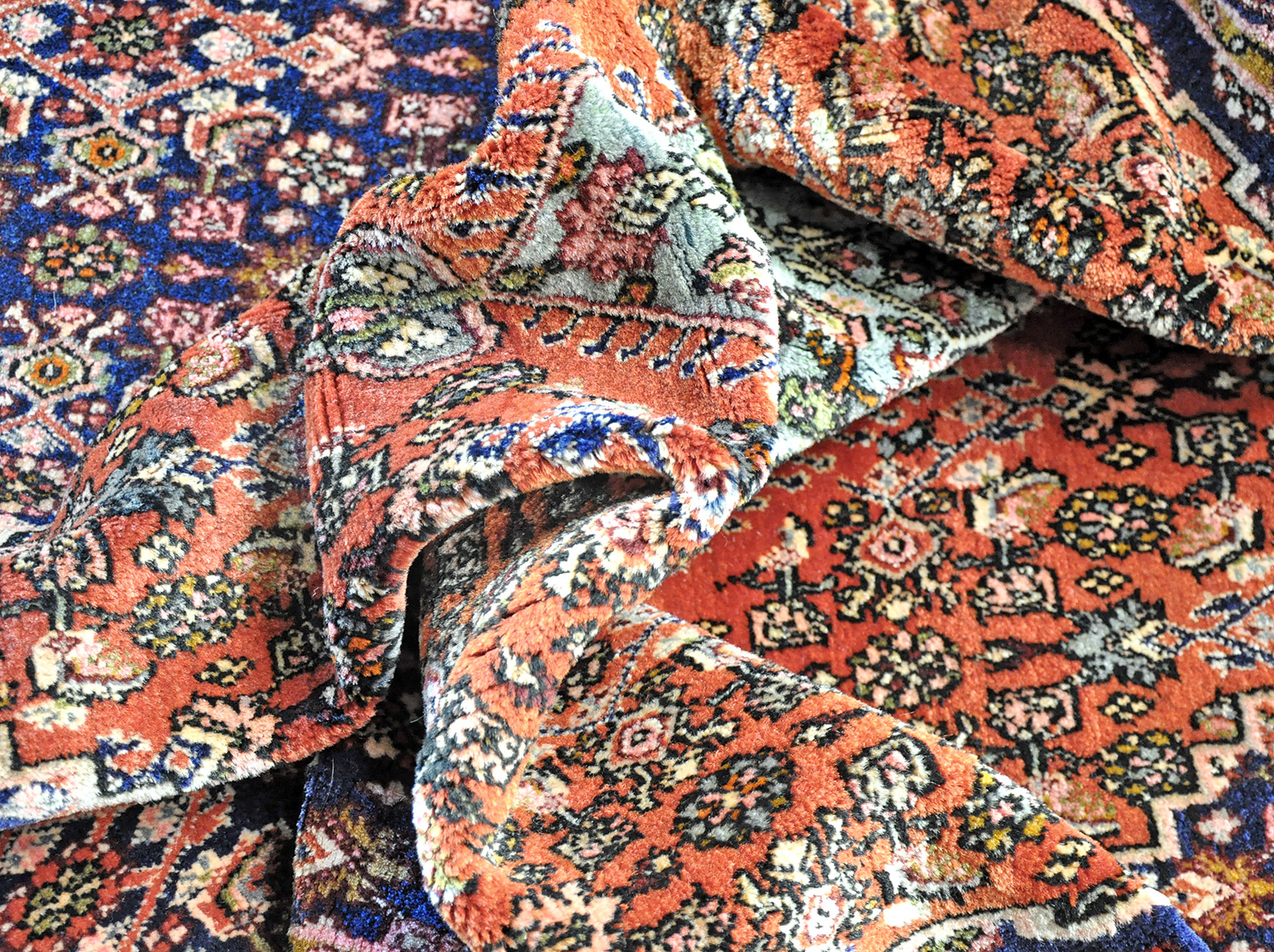 Kurden Bidjar Perserteppich alt | Herati-Muster