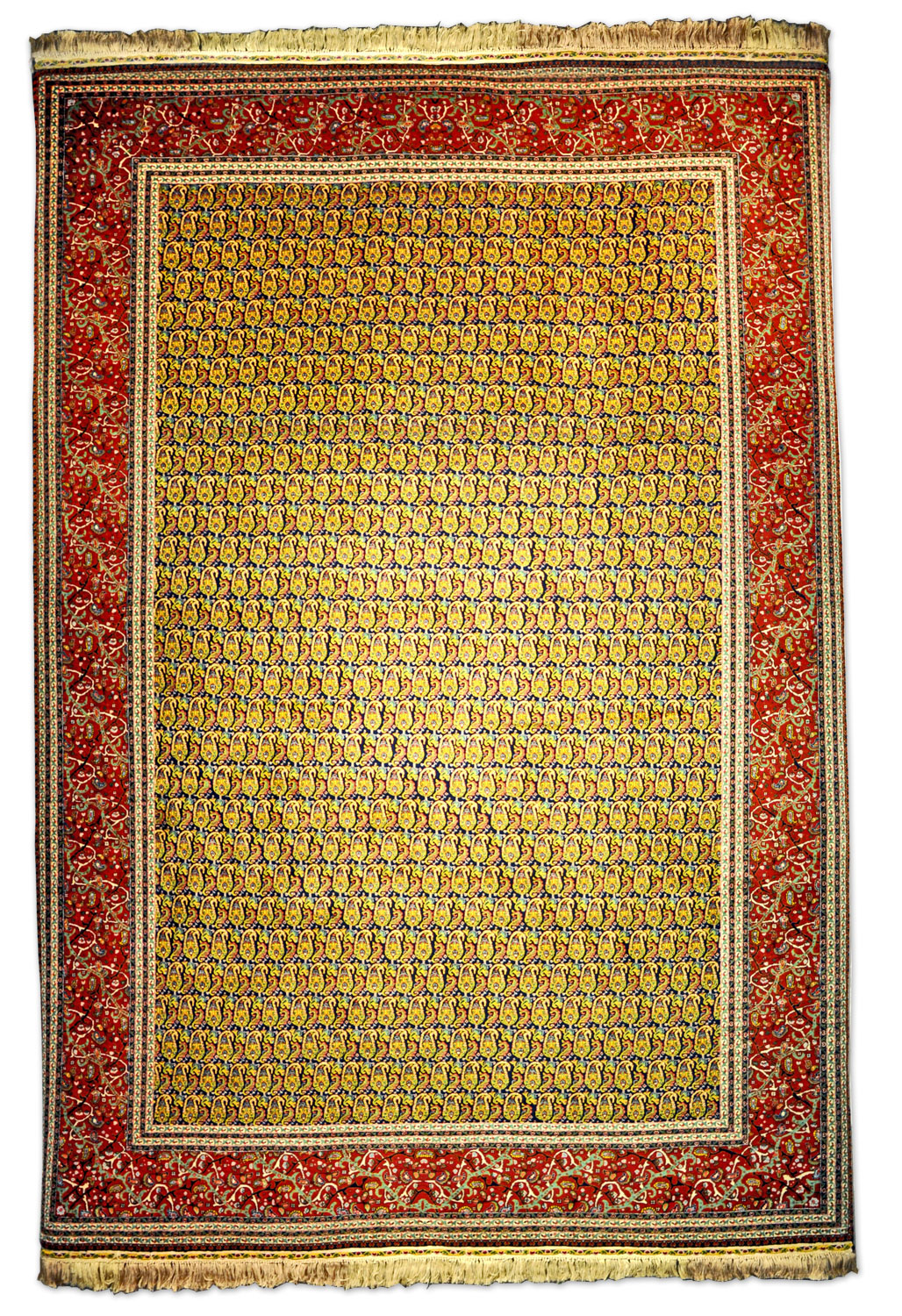 Täbriz Perserteppich alt sehr fein | Korkwolle Täbriz Perserteppich alt sehr fein | Korkwolle