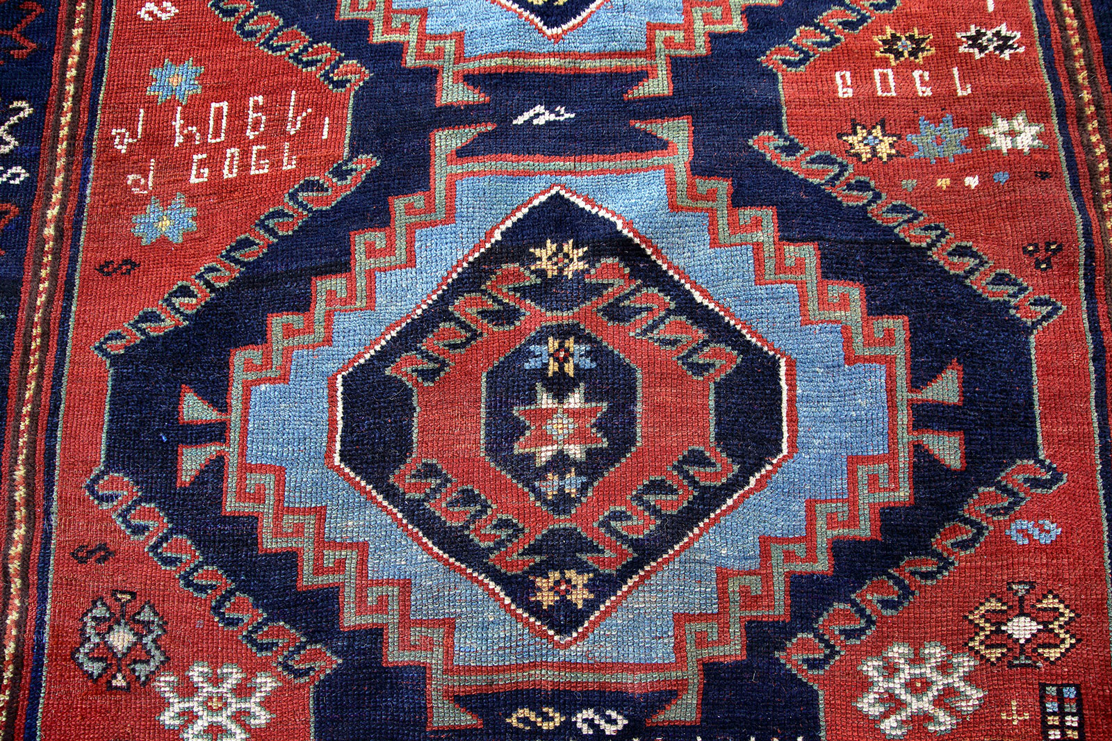 Kazak Orientteppich antik | Kaukasus