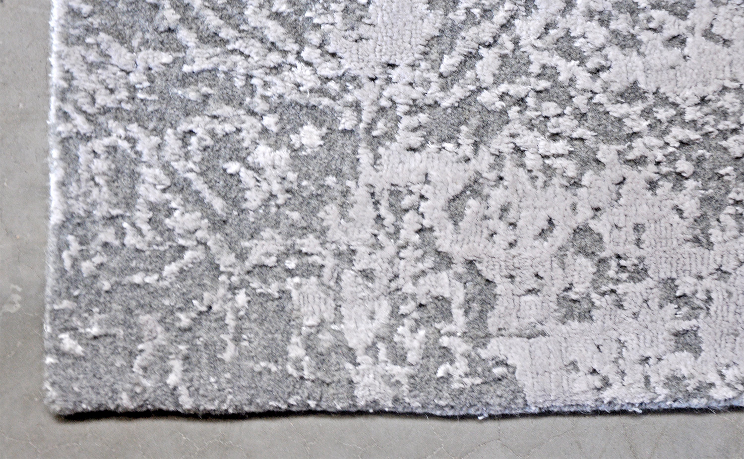 Thomas Handloomteppich Fine | Grey/Silver