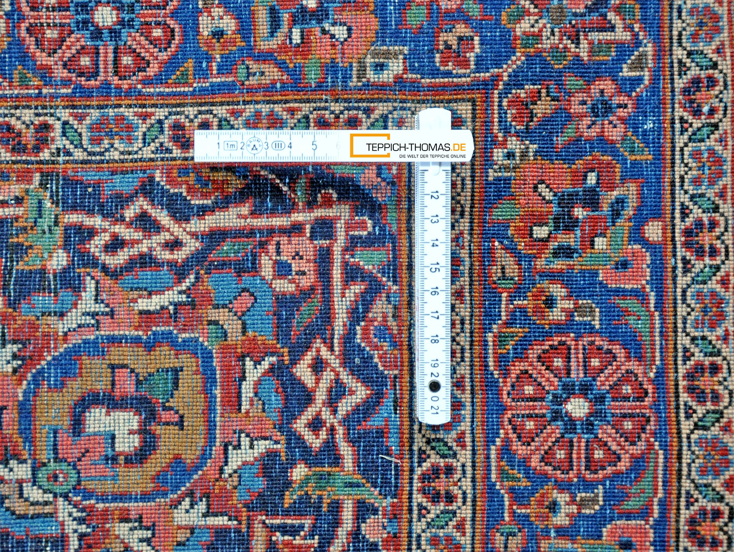 Kork-Keshan Perserteppich alt | Übermaß