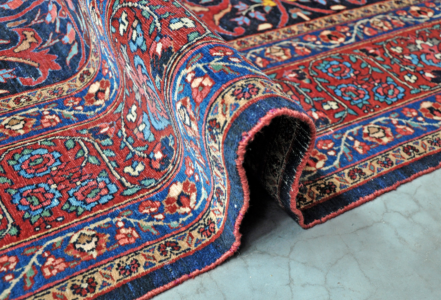 Bidjar Perserteppich alt | Allovermuster