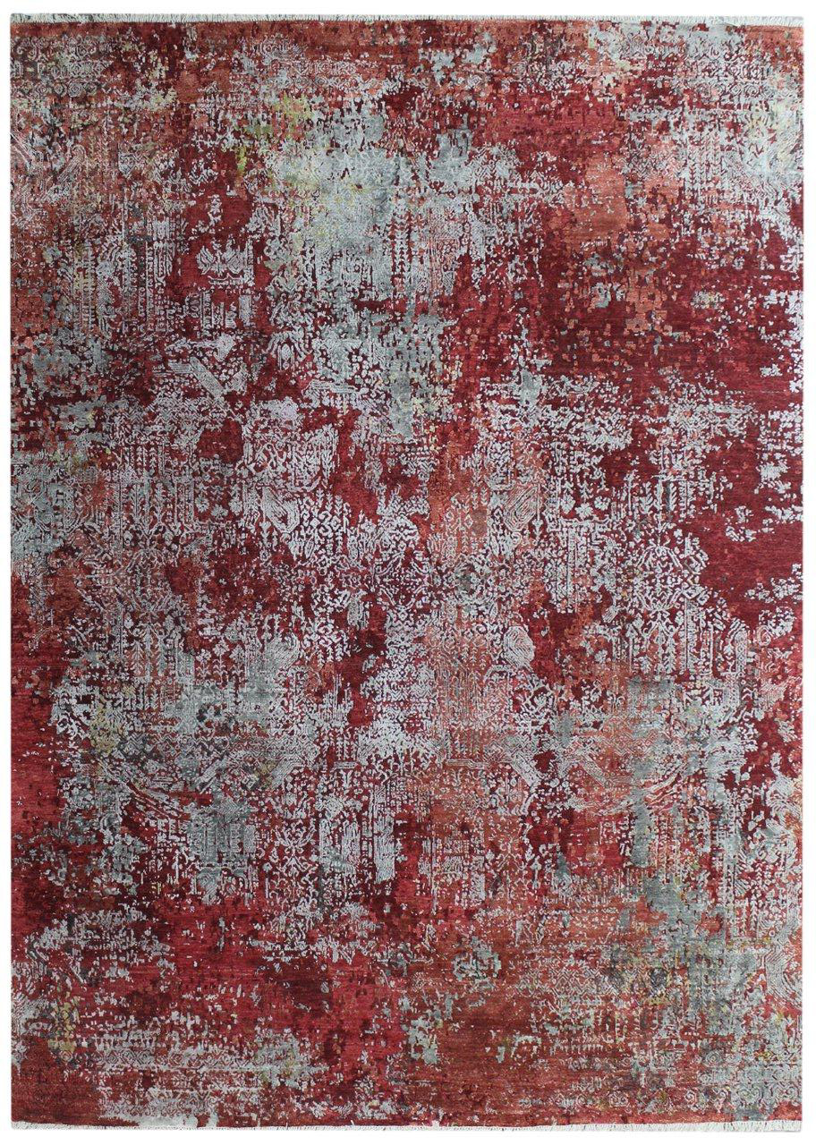 Thomas Designteppich Indien | rot