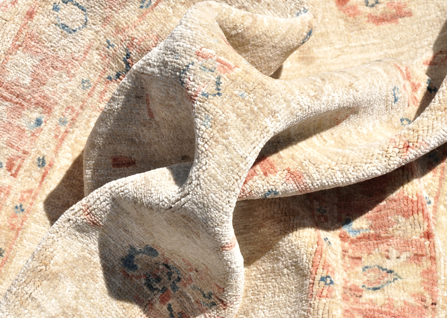 Ziegler Orientteppich Pakistan beige neu | Hochlandwolle