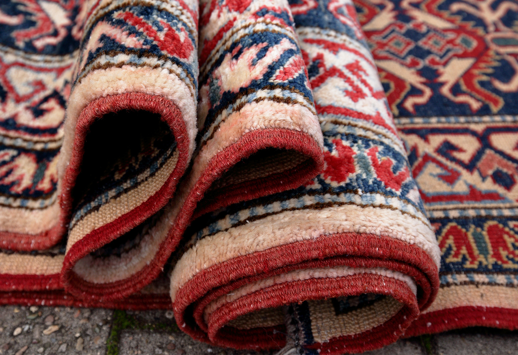 Kazak Orientteppich Afghanistan neu | Allover