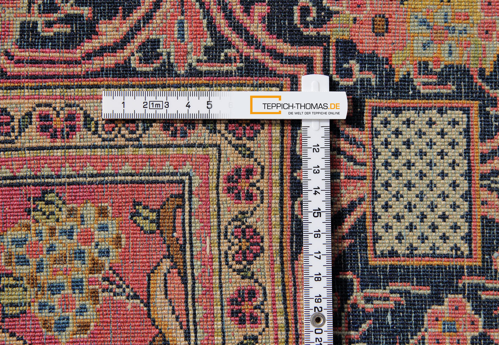 Keshan Perserteppich purpur | Wolle