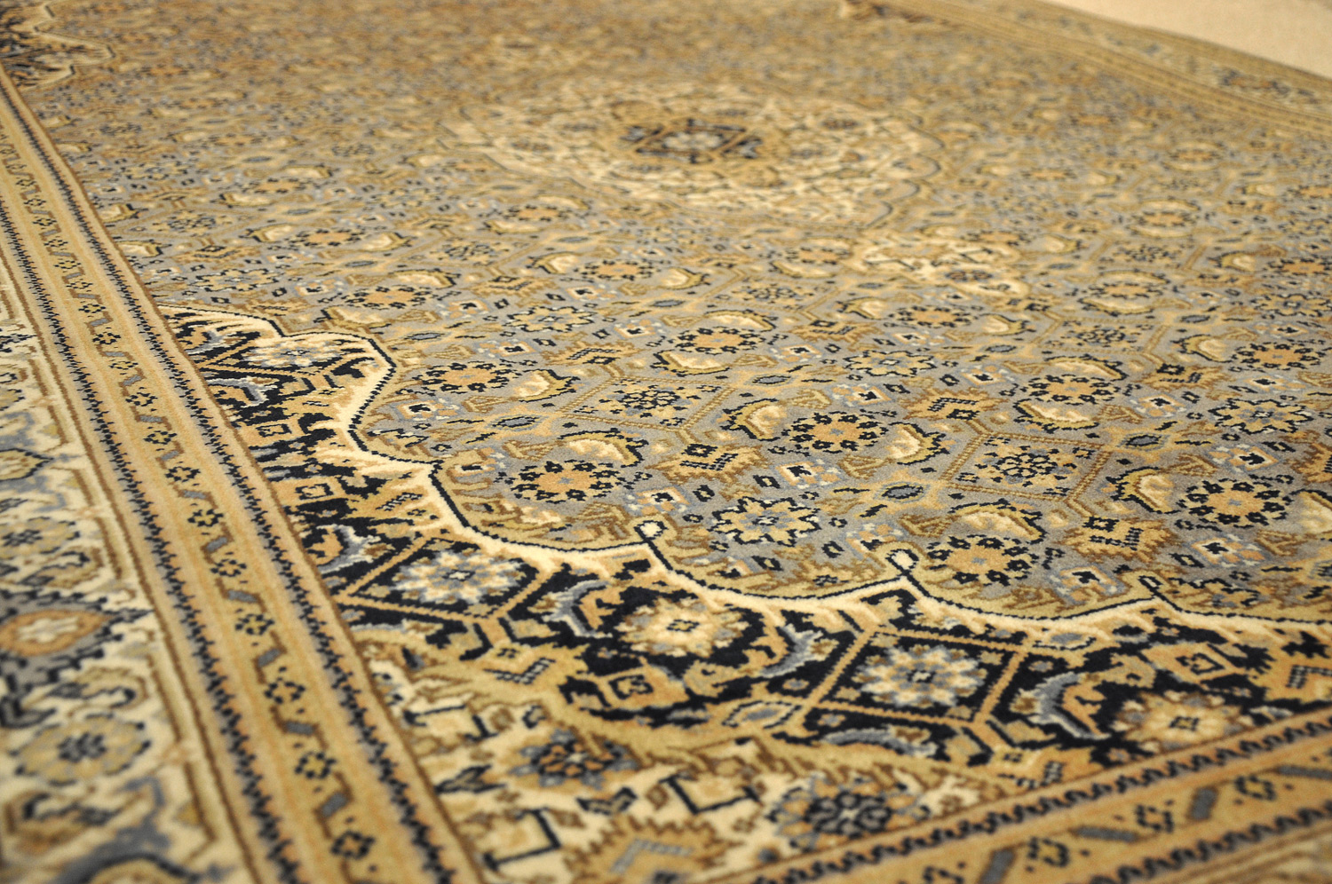 Jaipur Bidjar Indischer Knüpfteppich | Neuseelandwolle