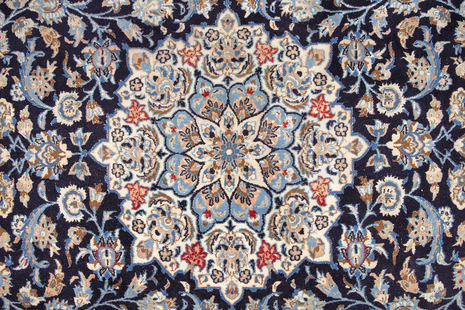 Nain Perserteppich 9 La neu | Medaillon