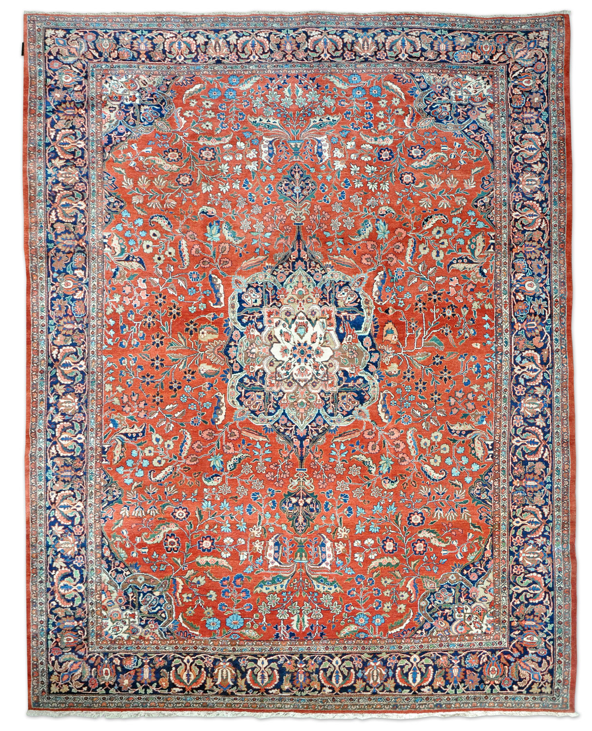 Farahan Perserteppich alt | rostrot Farahan Perserteppich alt | rostrot