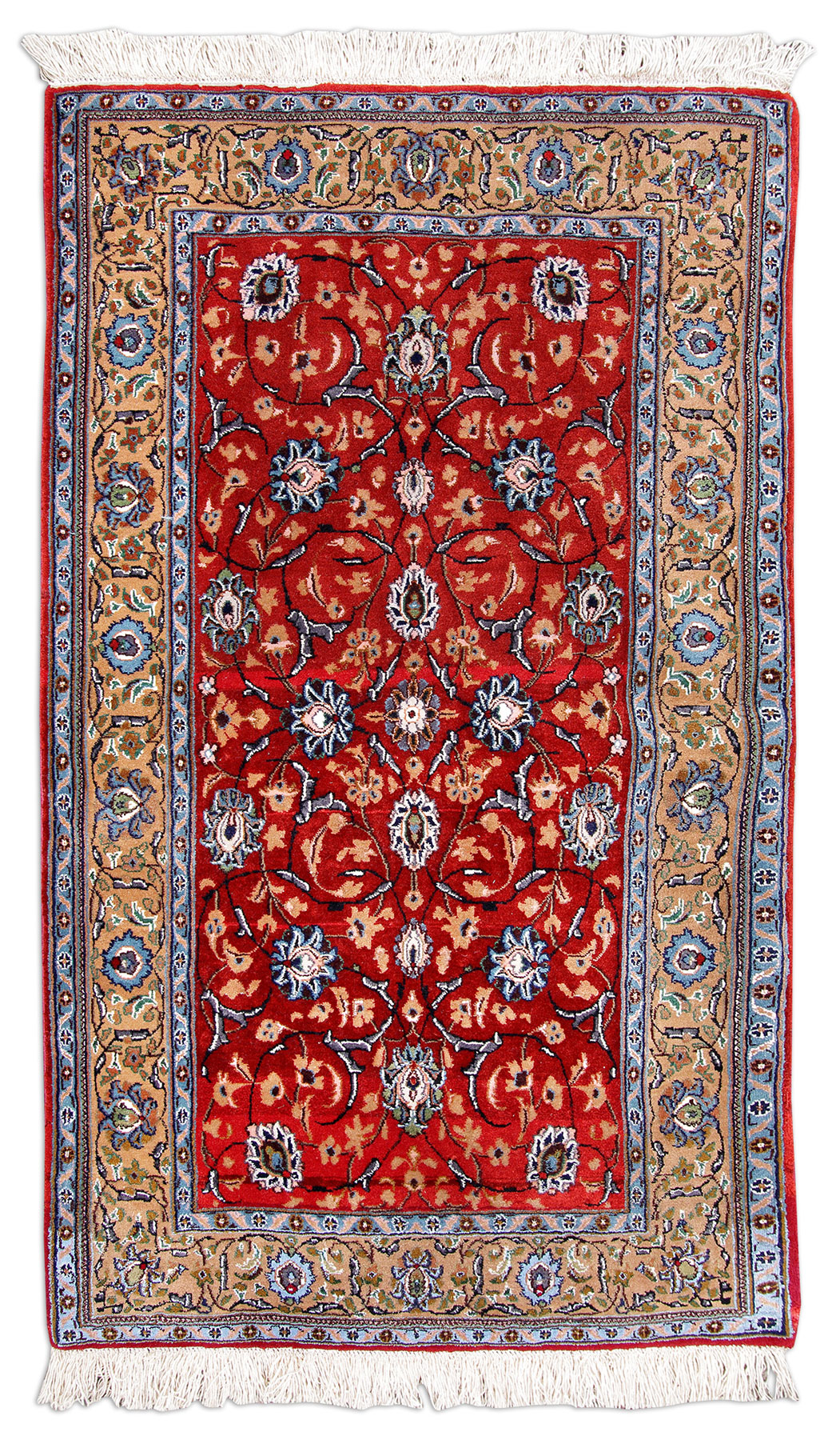 Isfahan Seidenteppich China neu | Floral Isfahan Seidenteppich China neu | Floral