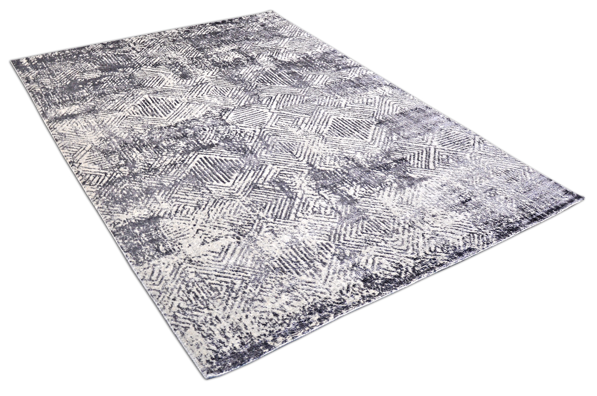 Thomas Handloomteppich Fine | Silver/Charcol