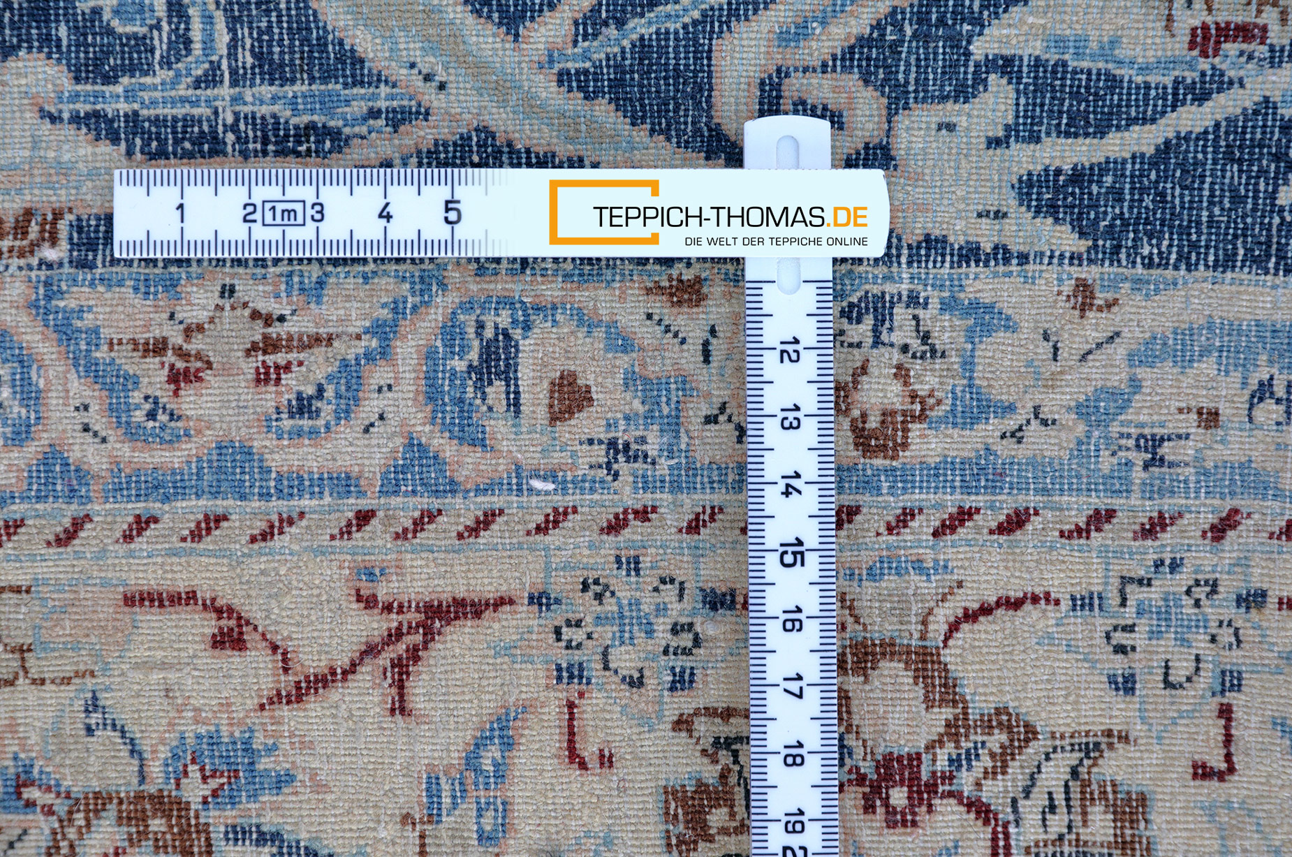 Nain Perserteppich 6 La alt blau | Tudesch