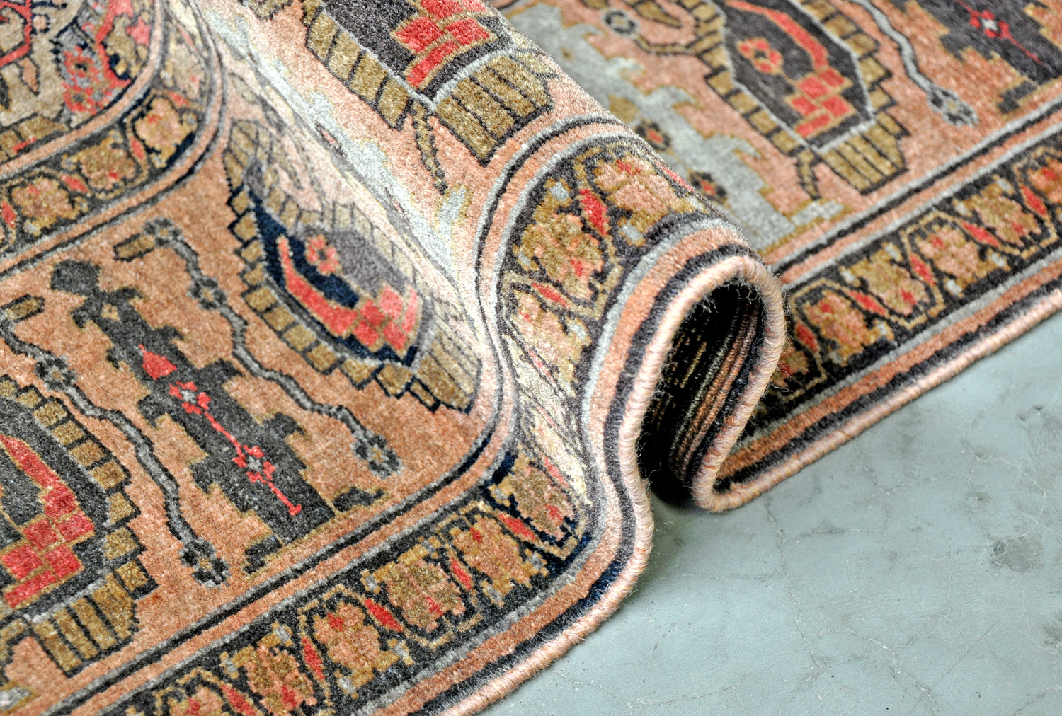 Afghan Perserteppich alt | Botehmuster