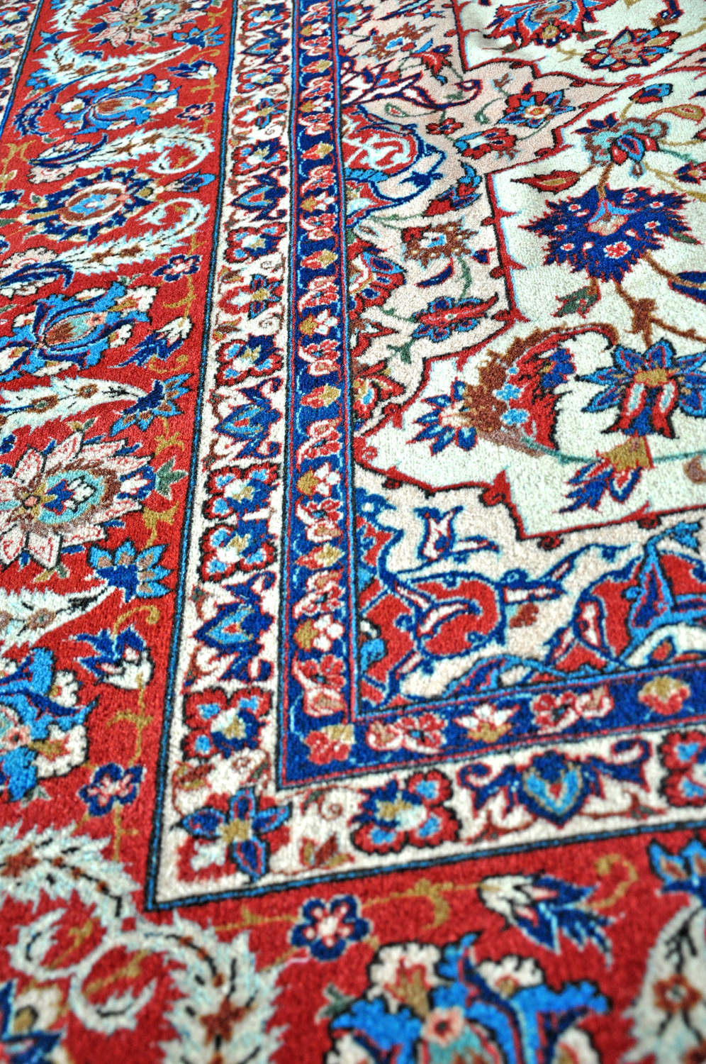 Isfahan Perserteppich | Allovermotiv